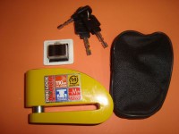 Schijfslot met alarm